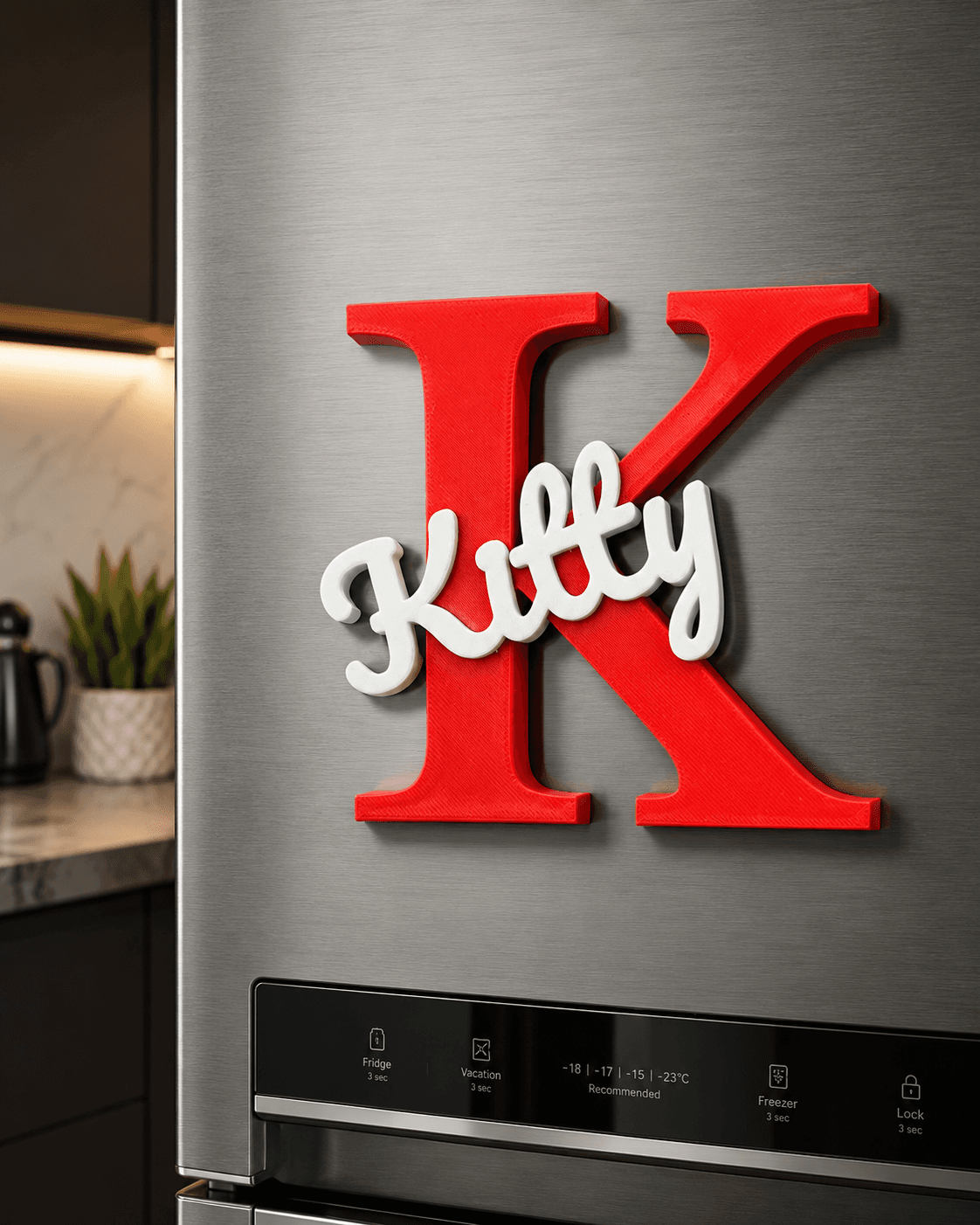 Name Initials Fridge Magnets